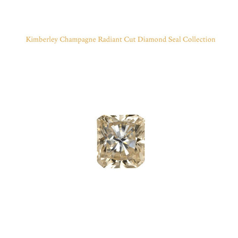 radiant cut champagne diamond melbourne signature style