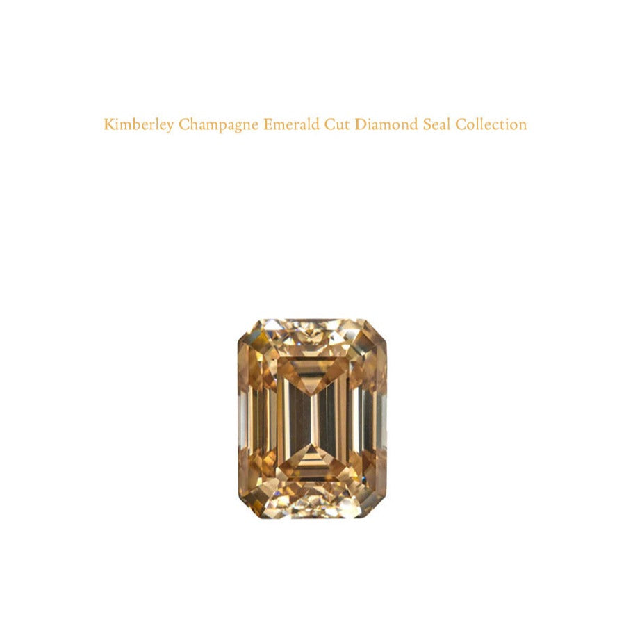 emerald cut champagne diamond brisbane in stock