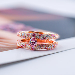 Oval cut Argyle Pink Diamond Rings Perth Special Offer