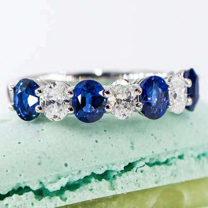 Oval cut diamond eternity rings sydney best value
