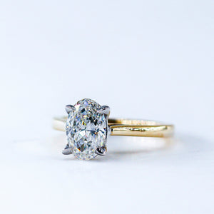 Oval cut diamond solitaire Engagement Rings Sydney Exclusive deals