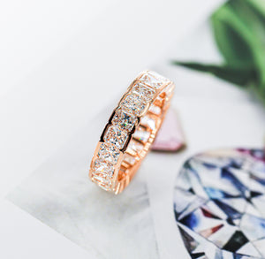 Raidant cut diamond full eternity rings sydney best value