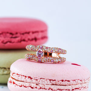 Oval cut Argyle Pink Diamond Rings Perth Special Offer