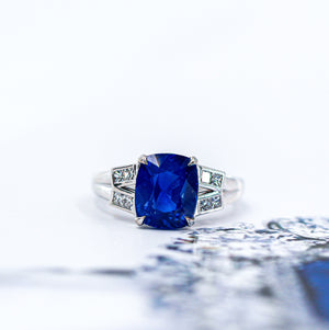 Cushion cut Sapphire diamond rings sydney australia best price