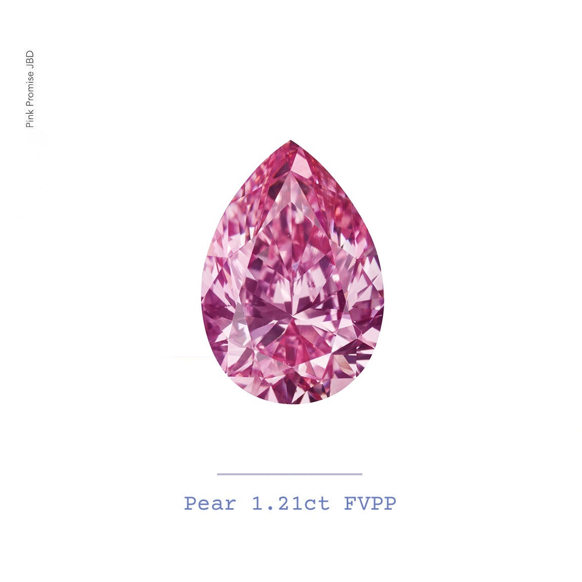 1.21ct Pear shape 4PP Fancy Vivid Purple-Pink Certified Australian Pink Diamond, ARG16