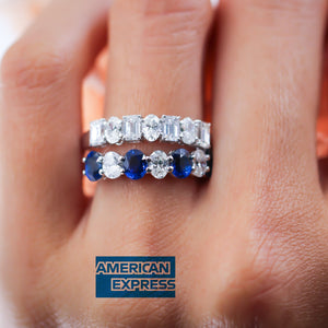Oval cut diamond eternity rings sydney best value