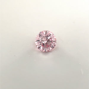 0.17ct Round shape 6P Fancy Purplish Pink Certified Australian Diamond, ARG34