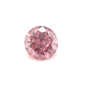 0.41ct Round shape 4P Fancy Intense Purplish Pink Certified Australian Pink Diamond, ARG33