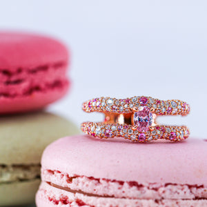 Oval cut Argyle Pink Diamond Rings Perth Special Offer