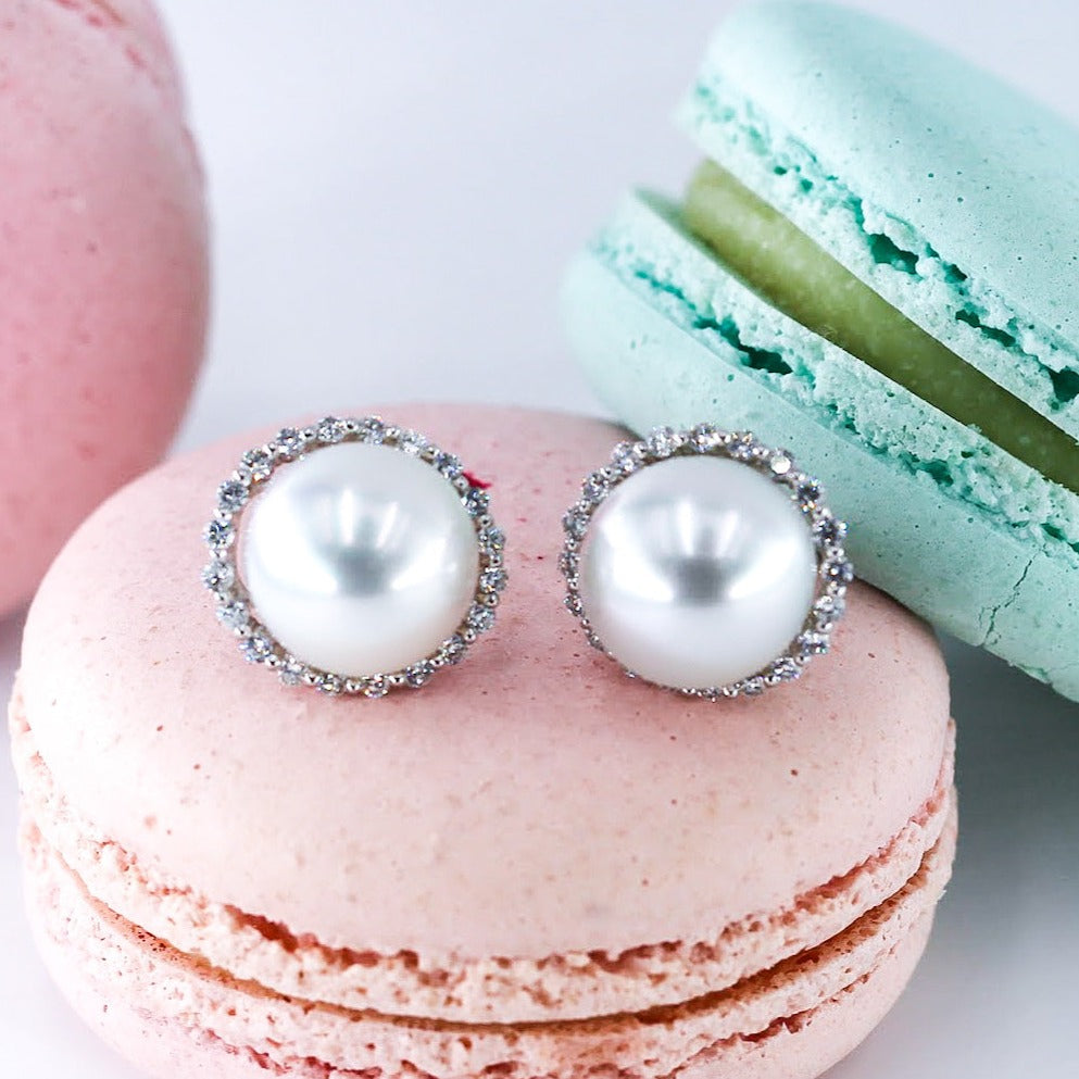 south sea pearl earrings perth unique design