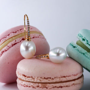 South sea pearl earrings melbourne for sale