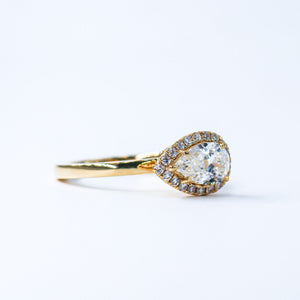 pear shape diamond engagement rings brisbane australia for sale