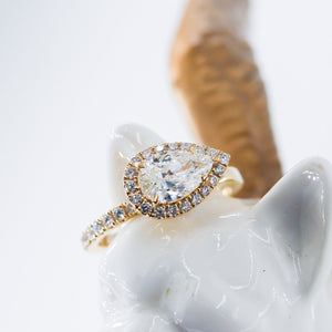 pear shape diamond engagement rings brisbane australia for sale