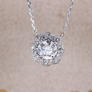 round brilliant cut diamond pendants melbourne unique design
