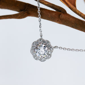 round brilliant cut diamond pendants melbourne unique design
