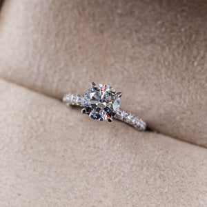 round brilliant cut diamond engagement rings melbourne best value
