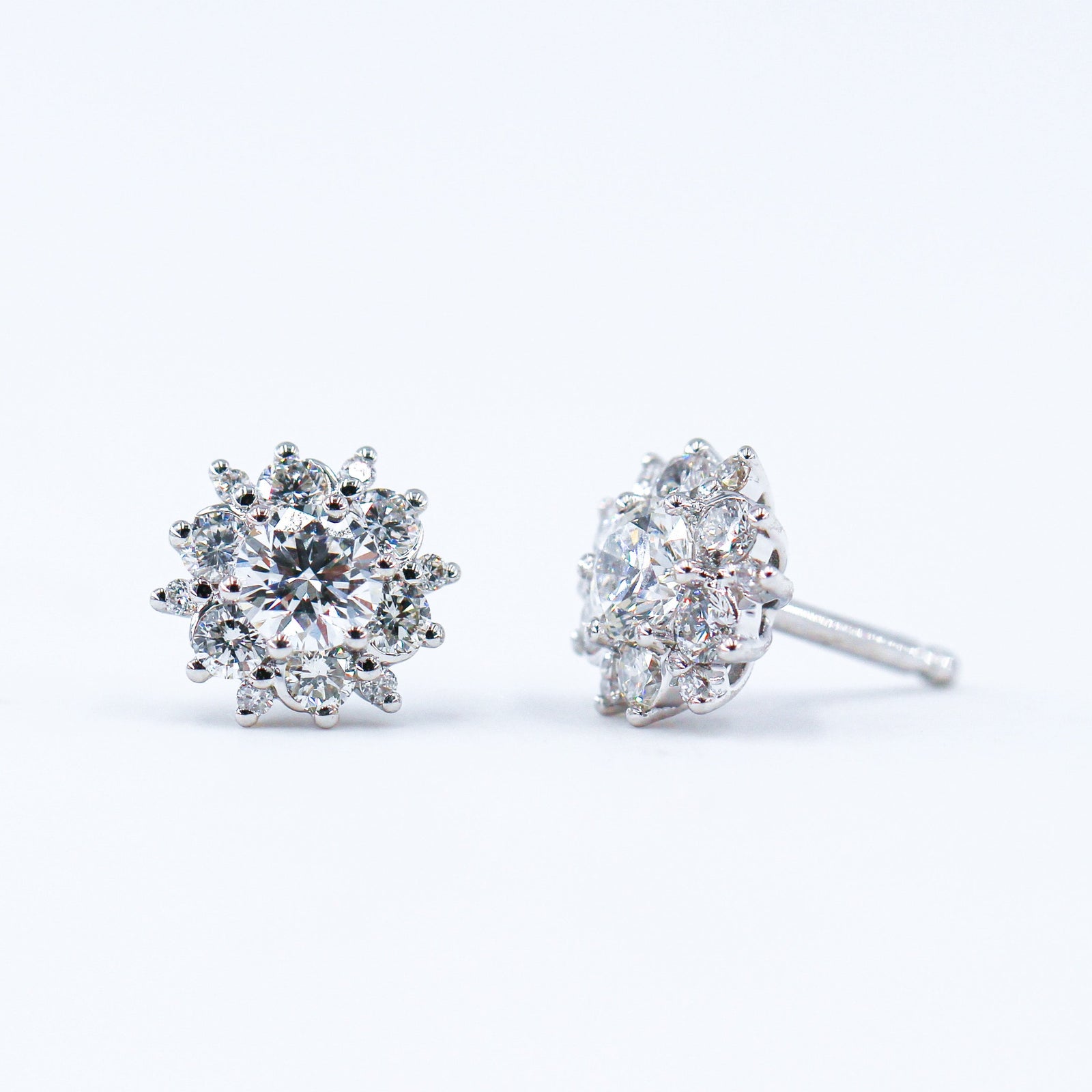 round brilliant cut diamond earrings perth special offer