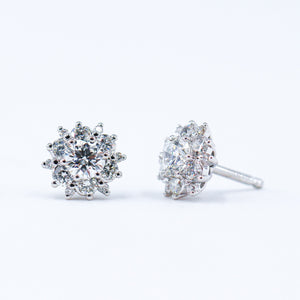 round brilliant cut diamond earrings perth special offer