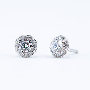 round brilliant cut diamond earrings melbourne exclusive deals