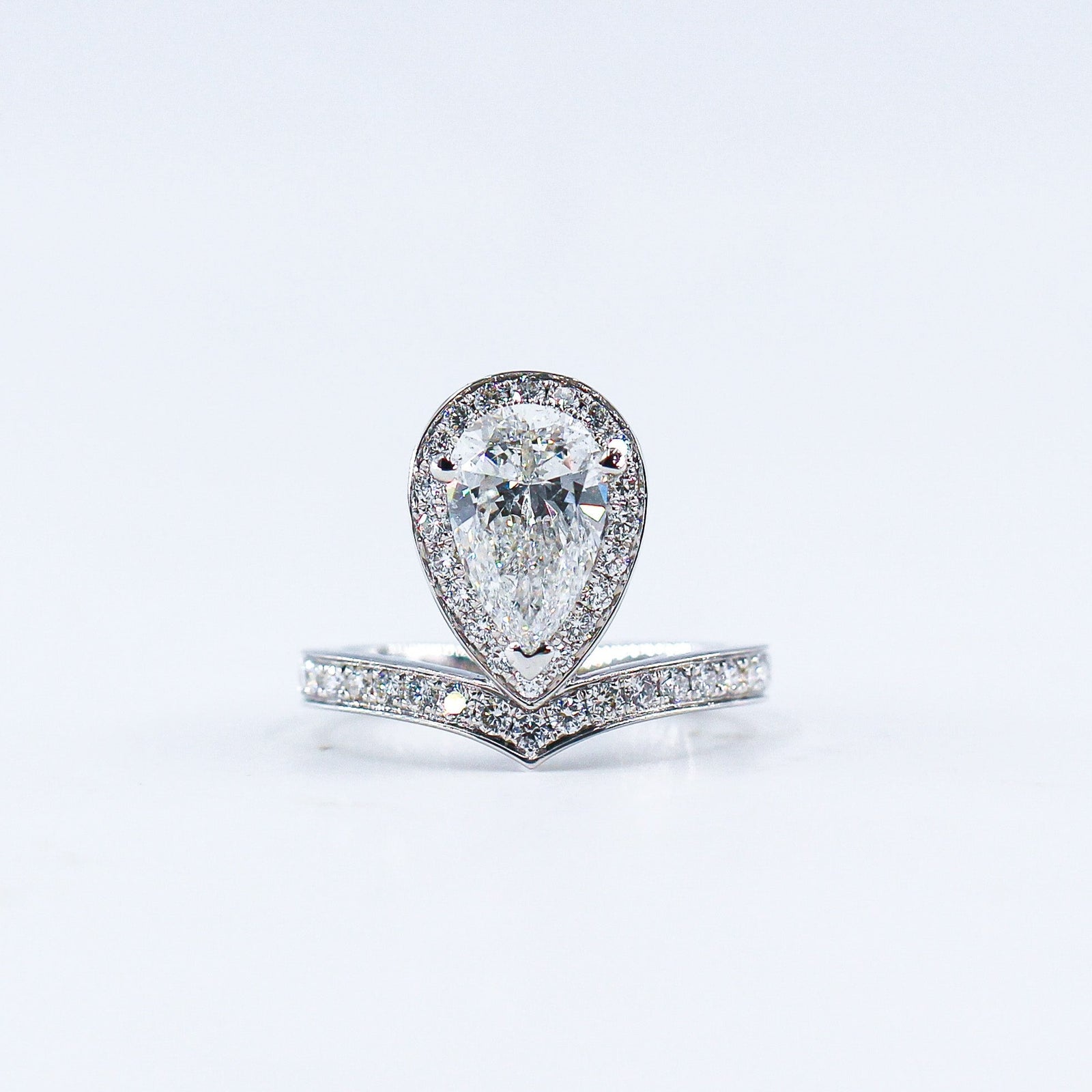 pear shape diamond engagement rings perth australia custom jewelry