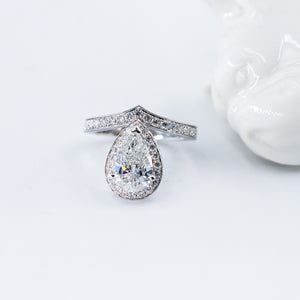 pear shape diamond engagement rings perth australia custom jewelry