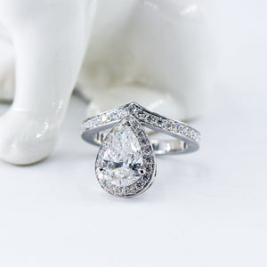 pear shape diamond engagement rings perth australia custom jewelry