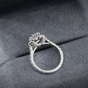 round brilliant cut diamond halo engagement rings  melbourne australia unique design