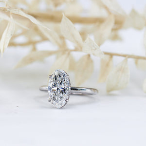oval cut diamond solitair rings perth australia custom design