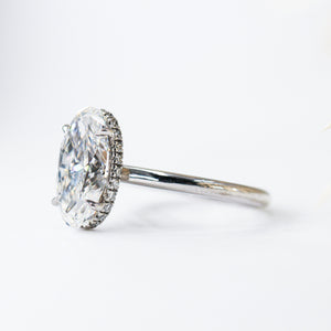 oval cut diamond solitair rings perth australia custom design