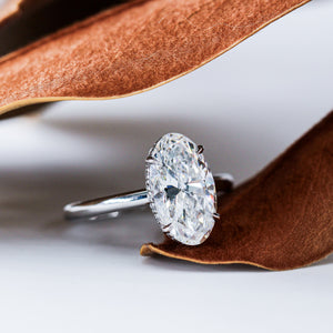 oval cut diamond solitair rings perth australia custom design