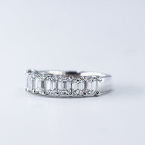 Emerald cut diamond eternity rings perth special offer
