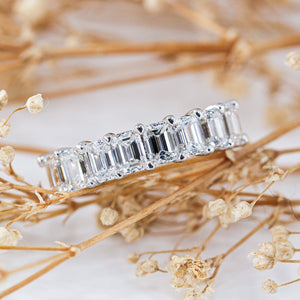 Emerald cut diamond eternity rings perth special offer