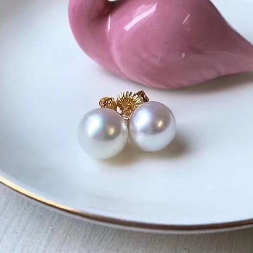 Australian South Sea Pearl Studs Earring - BU11P-14P