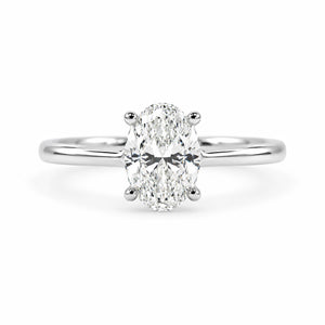 oval cut diamond solitaire engagement rings perth australia custom design