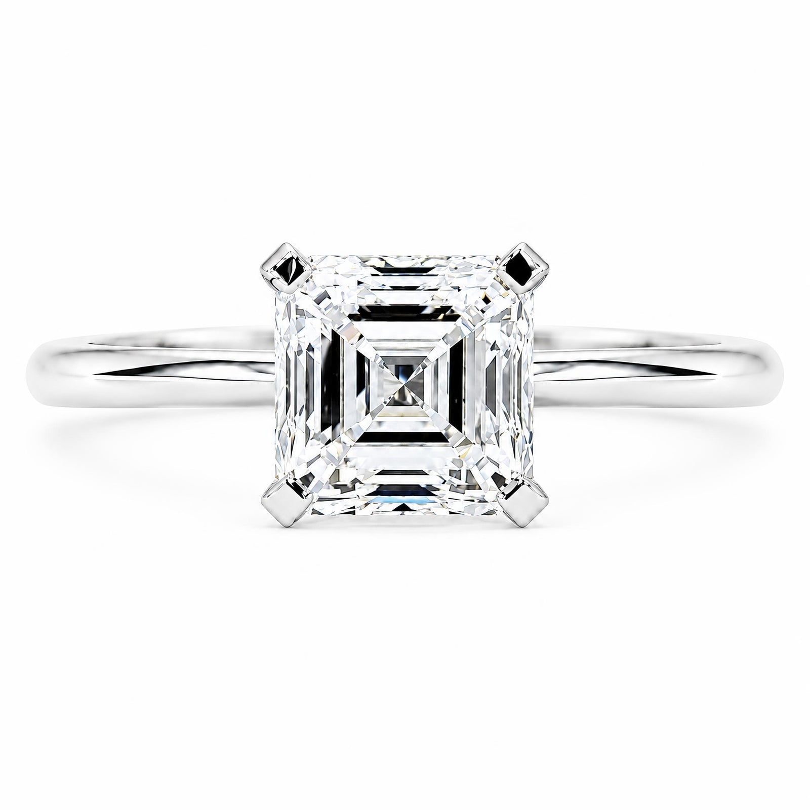 asscher cut diamond engagement rings perth australia best value