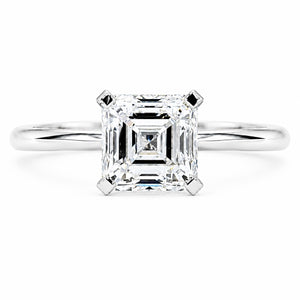asscher cut diamond engagement rings perth australia best value