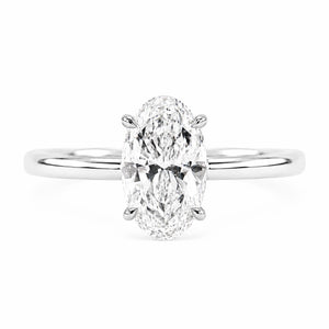 oval cut diamond solitair rings perth australia custom design