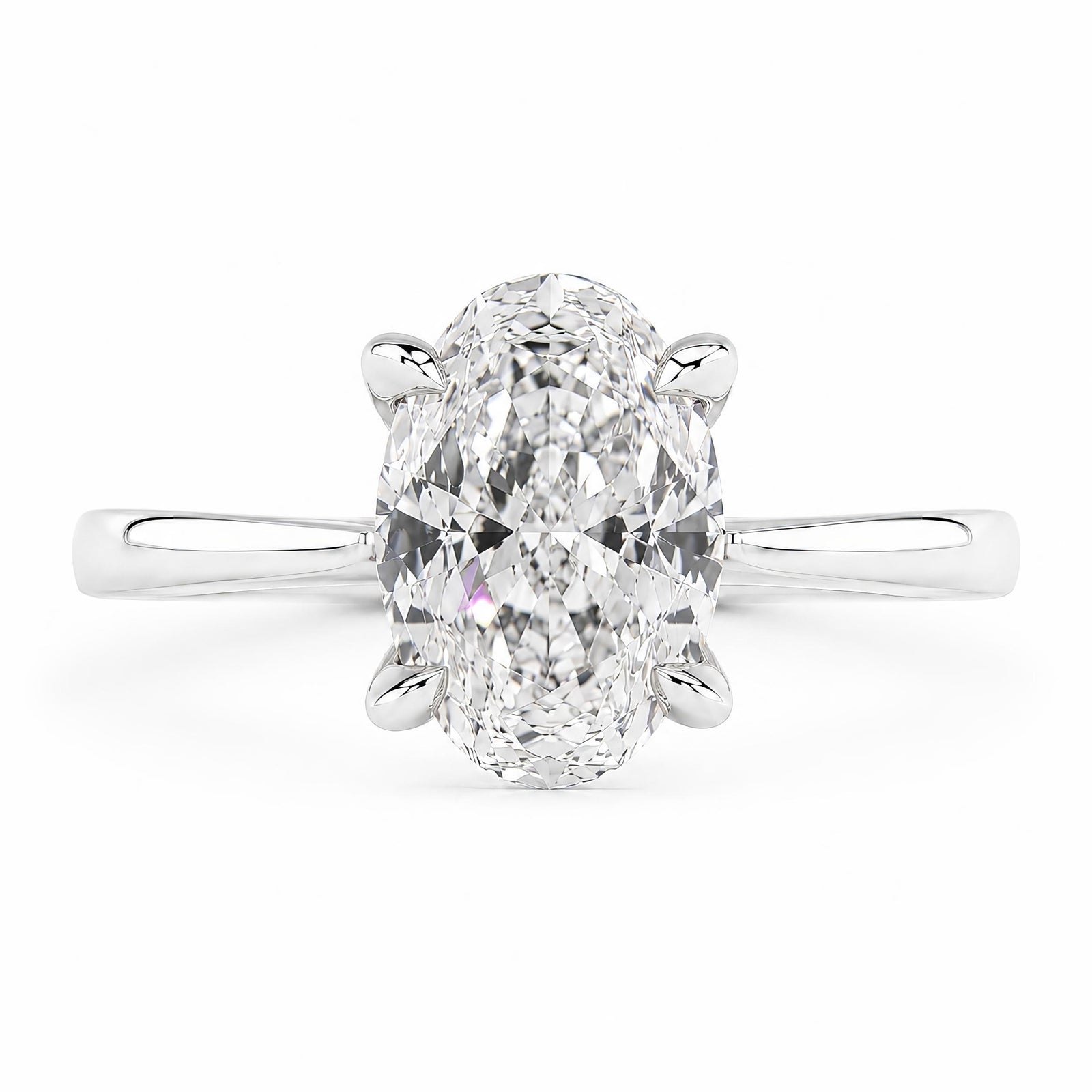 Oval cut Diamond Solitarie Engagement Rings Melbourne best price