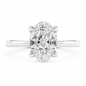 Oval cut Diamond Solitarie Engagement Rings Melbourne best price