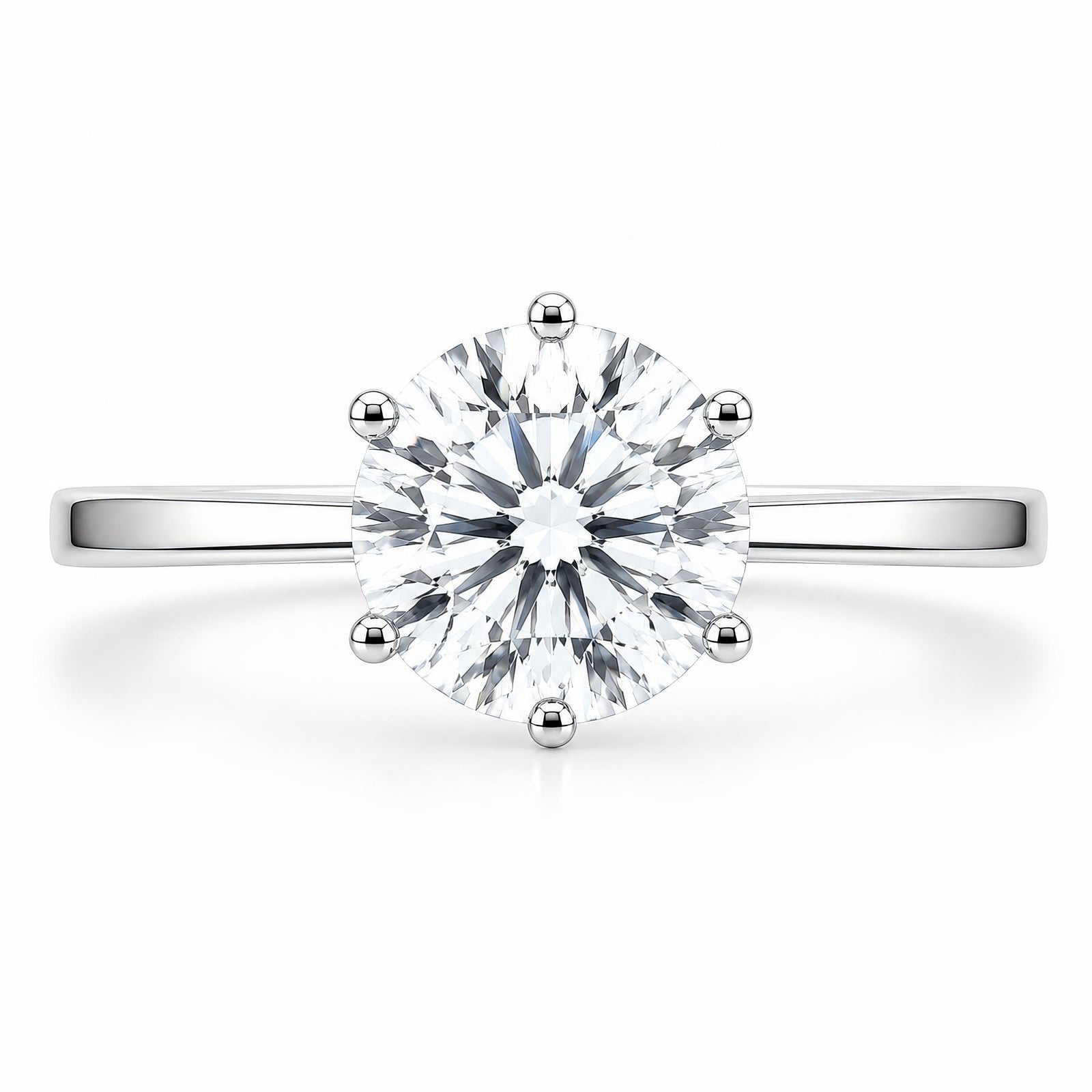 round brilliant cut diamond solitaire engagement rings melbourne australia best price