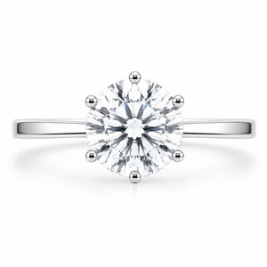 round brilliant cut diamond solitaire engagement rings melbourne australia best price