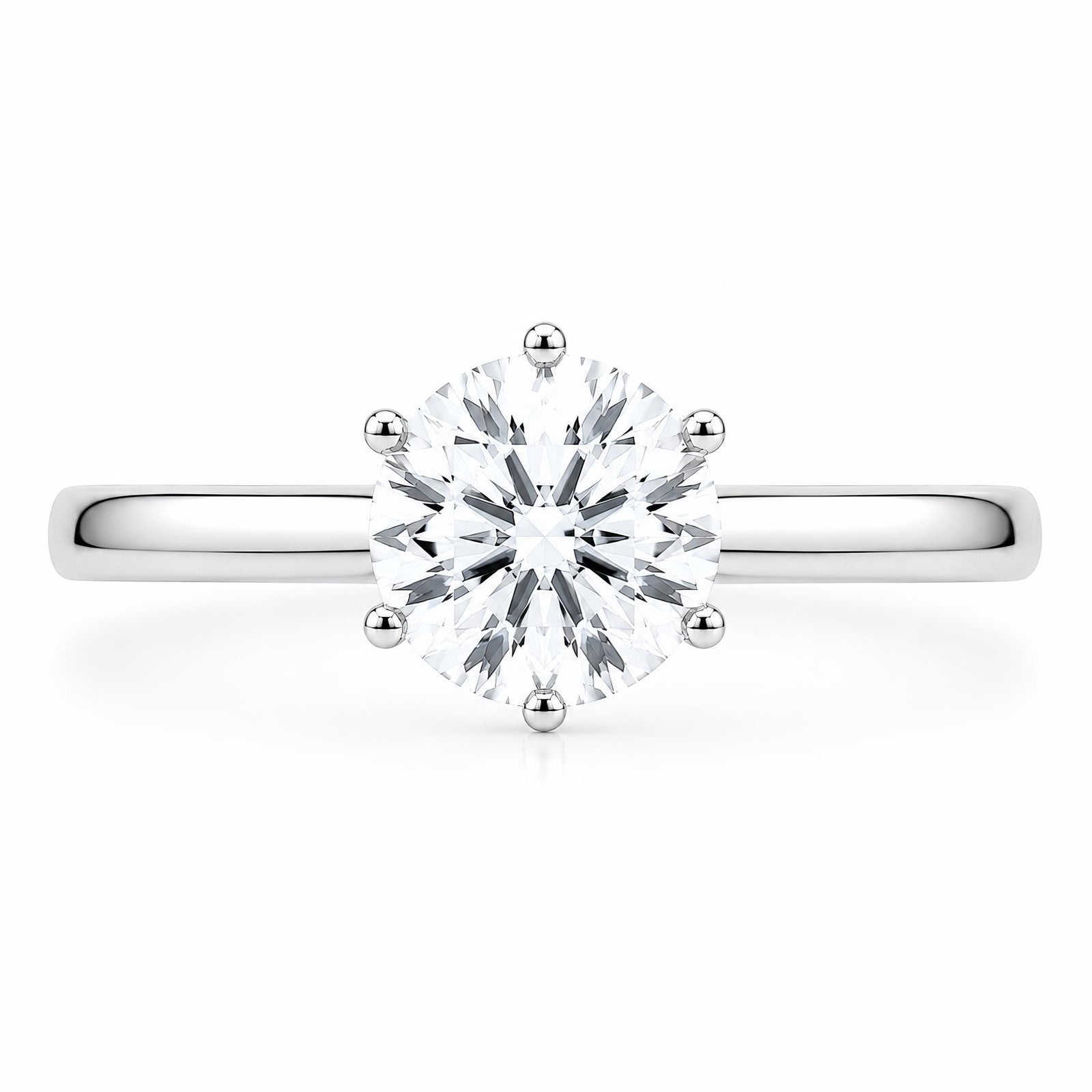 round brilliant cut diamond solitaire engagment rings melbourne australia best price