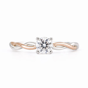 round brilliant cut diamond solitaire engagement rings melbourne for sale