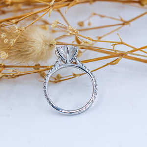 round brilliant cut diamond engagement rings sydney custom jewelry
