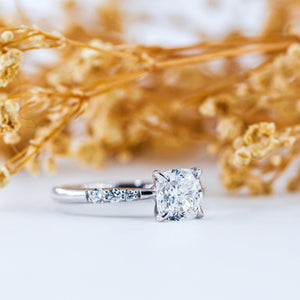 cushion cut diamond engagement rings sydney australia luxury jewelry on sale