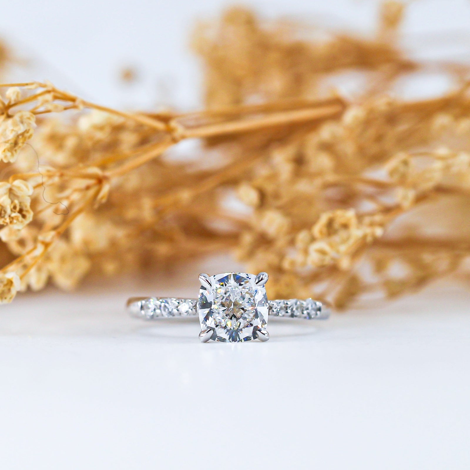 cushion cut diamond engagement rings sydney australia luxury jewelry on sale