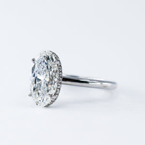 oval cut diamond solitair rings perth australia custom design