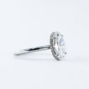oval cut diamond solitair rings perth australia custom design