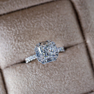 princess cut diamond engagement rings brisbane australia unique design