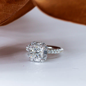 princess cut diamond engagement rings brisbane australia unique design